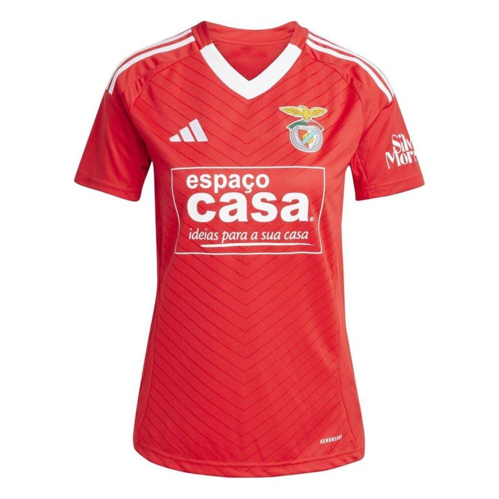 SL Benfica Womens/Ladies Adidas Football Jersey / Red